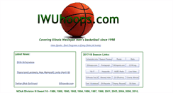 Desktop Screenshot of iwuhoops.com